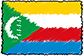 Flag of Union of Comoros handwritten image