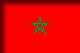 Flag of Morocco drop shadow image