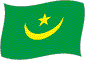 Flag of Mauritania flickering image