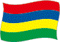 Flag of Mauritius flickering image