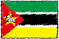 Flag of Mozambique handwritten image