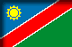 Flag of Namibia drop shadow image