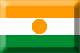 Flag of Niger emboss image