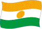Flag of Niger flickering image