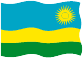 Flag of Rwanda flickering image