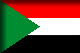 Flag of Sudan drop shadow image