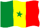 Flag of Senegal flickering image