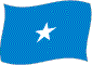 Flag of Somalia flickering image
