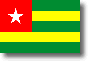 Flag of Togo shadow image