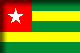 Flag of Togo drop shadow image