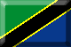 Flag of Tanzania emboss image