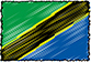 Flag of Tanzania handwritten image