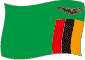 Flag of Zambia flickering image