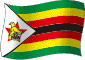 Flag of Zimbabwe flickering gradation image
