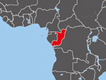 Location of Republic of Congo