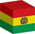 Flag of Bolivia image [Cube]