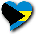 Flag of Bahama image [Heart2]
