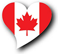 Flag of Canada image [Heart2]