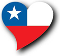 Flag of Chile image [Heart2]