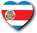 Flag of Costa Rica image [Heart1]
