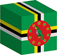 Flag of Dominica image [Cube]