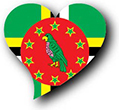 Flag of Dominica image [Heart2]