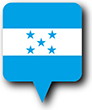 Flag of Honduras image [Round pin]