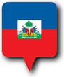 Flag of Haiti image [Round pin]