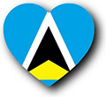 Flag of Saint Lucia image [Heart1]
