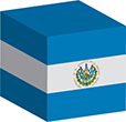 Flag of El Salvador image [Cube]
