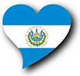 Flag of El Salvador image [Heart2]