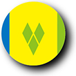 Flag of Saint Vincent and the Grenadines image [Button]