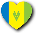 Flag of Saint Vincent and the Grenadines image [Heart1]