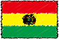 Flag of Bolivia handwritten image