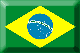 Flag of Brazil emboss image