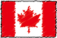 Flag of Canada handwritten image