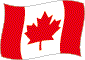 Flag of Canada flickering image