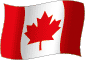 Flag of Canada flickering gradation image