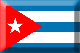 Flag of Cuba emboss image