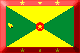 Flag of Grenada emboss image