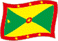 Flag of Grenada flickering image
