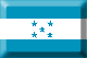 Flag of Honduras emboss image