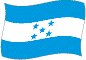 Flag of Honduras flickering image