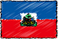 Flag of Haiti handwritten image