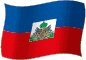 Flag of Haiti flickering gradation image