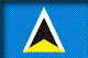 Flag of Saint Lucia drop shadow image