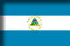 Flag of Nicaragua drop shadow image