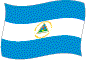 Flag of Nicaragua flickering image
