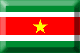 Flag of Surinam emboss image