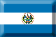 Flag of El Salvador emboss image